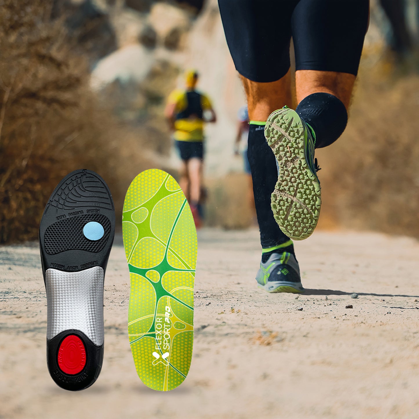 Running Pro Green Insole