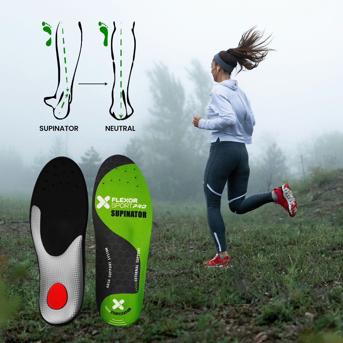 Trial Running Pro Supinator Insole My Store